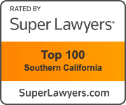 Rated by Super Lawyers, Top 100 Southern California